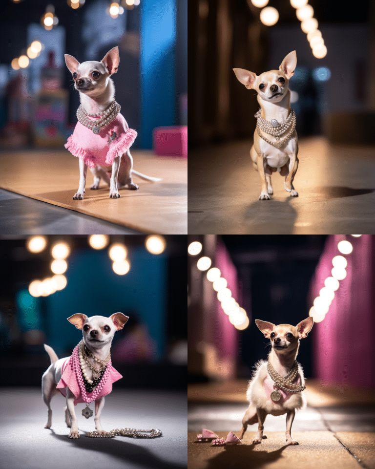 mufines_A_fashionable_Chihuahua_wearing_a_pearl_necklace_and_de_fbce39a1-ac65-4b59-8ebc-60755970d23a