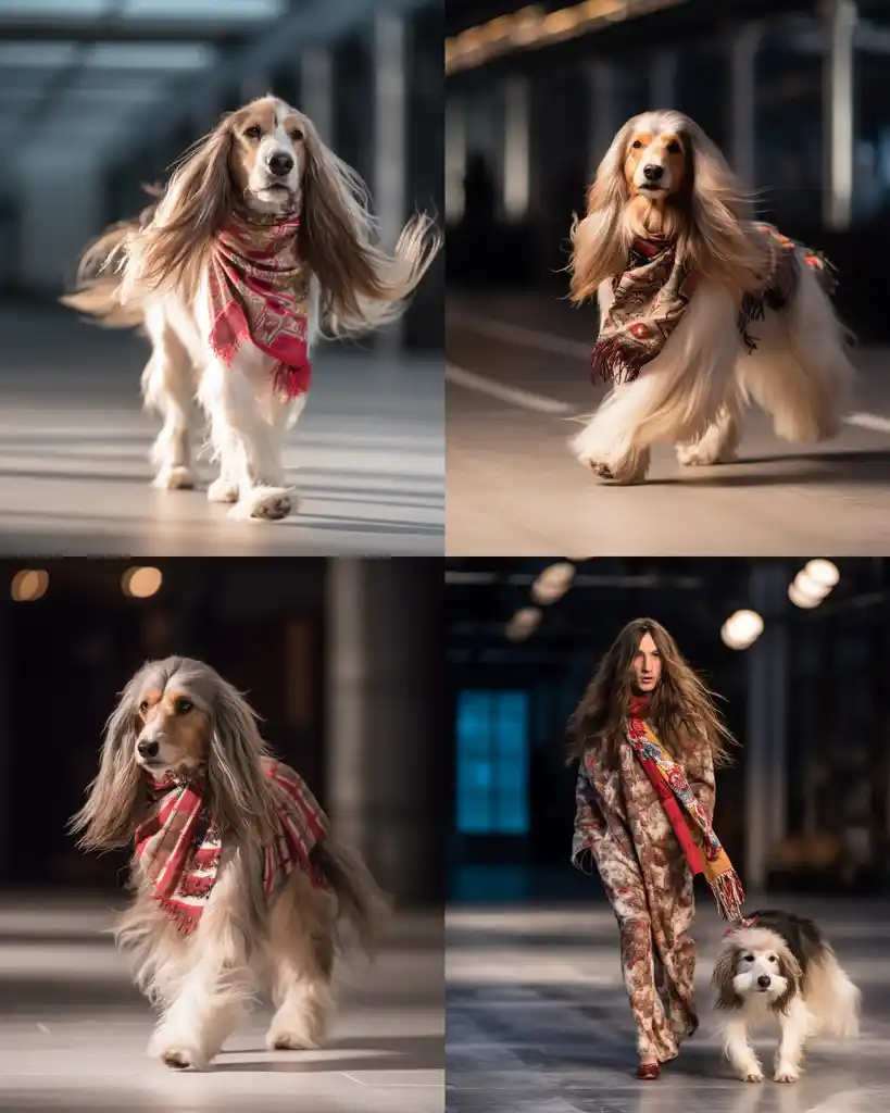 A graceful Barakzai runway look 2