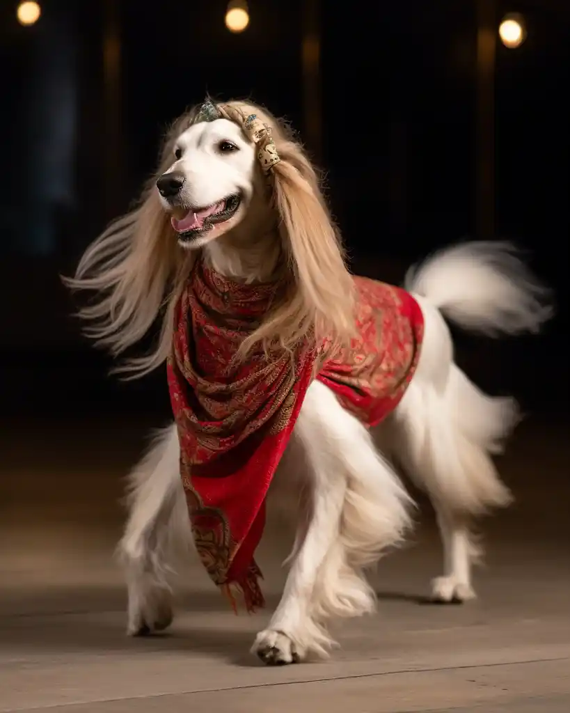 A graceful Barakzai runway look 7