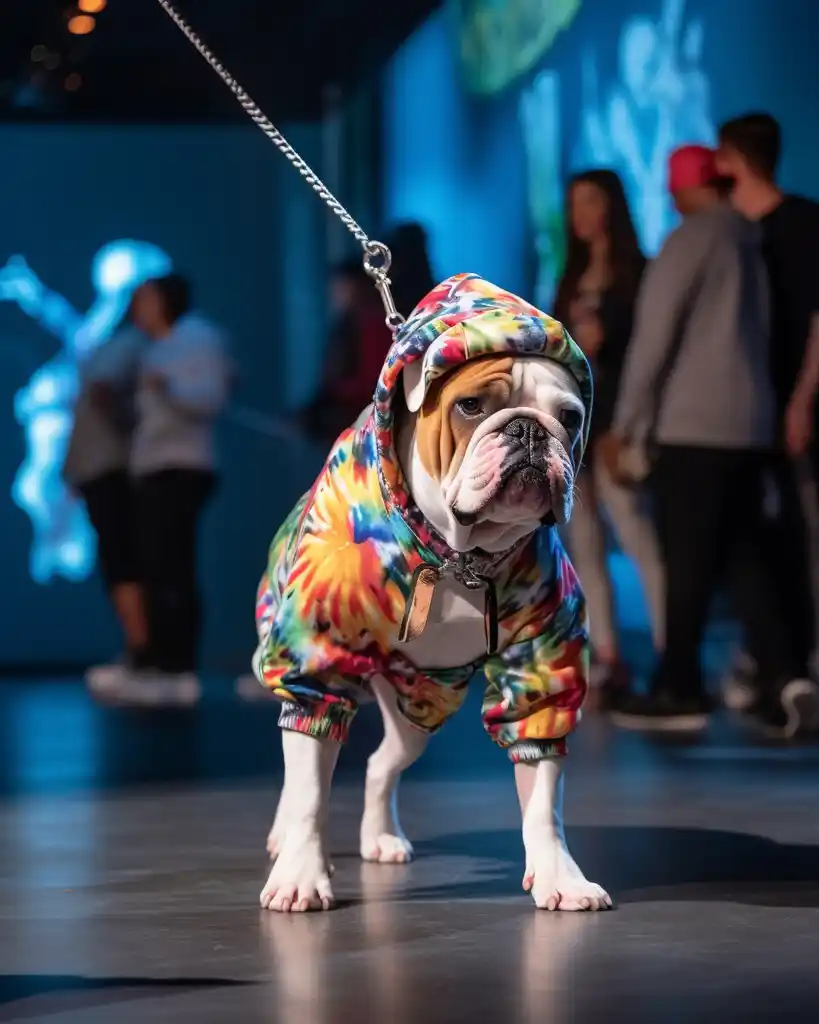 A trendy Bulldog runway look 1