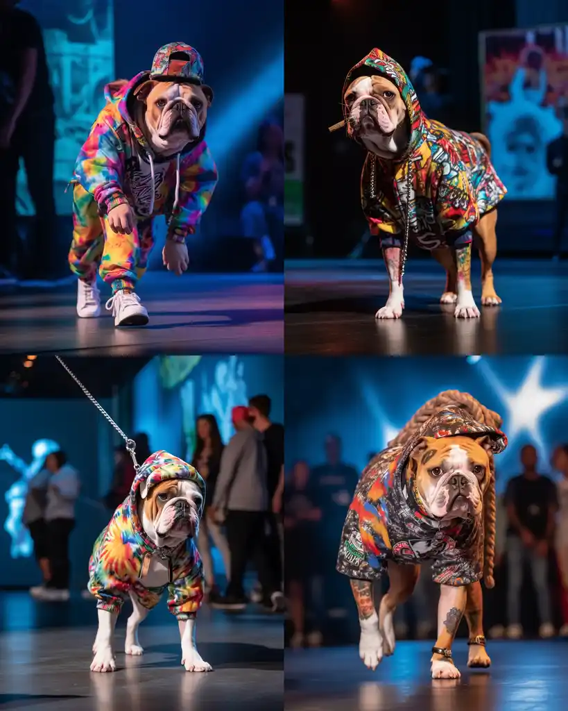 A trendy Bulldog runway look 3