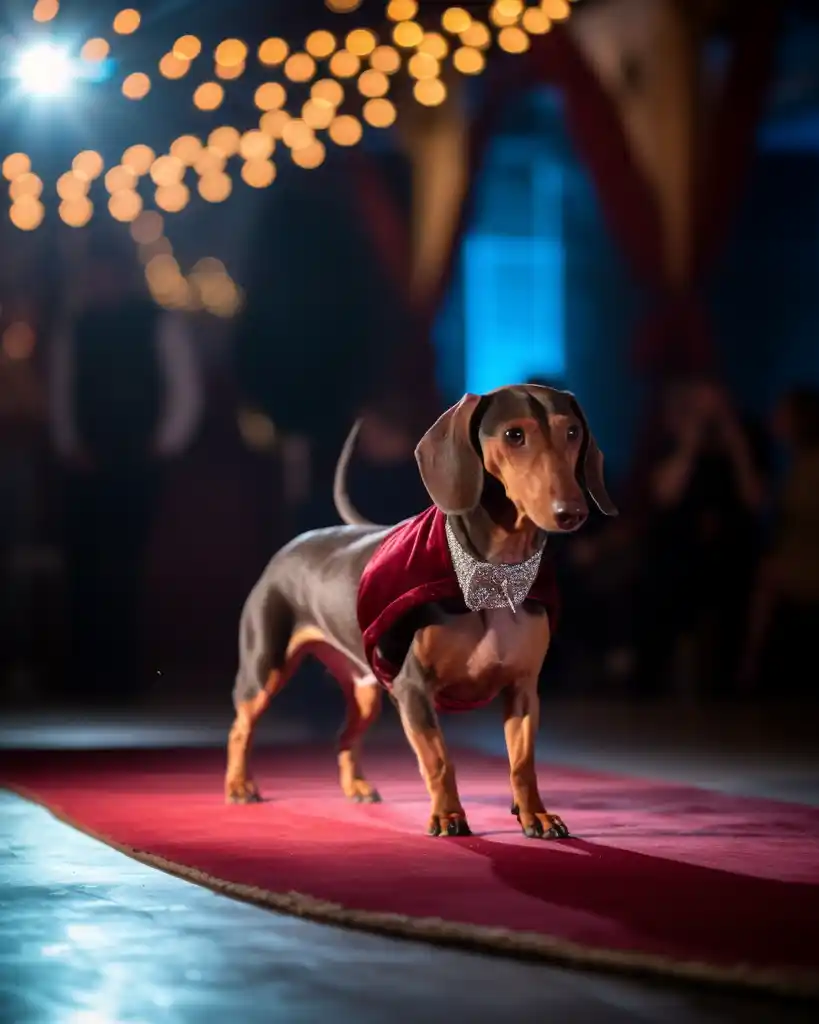 The posh Dachshund runway look 4