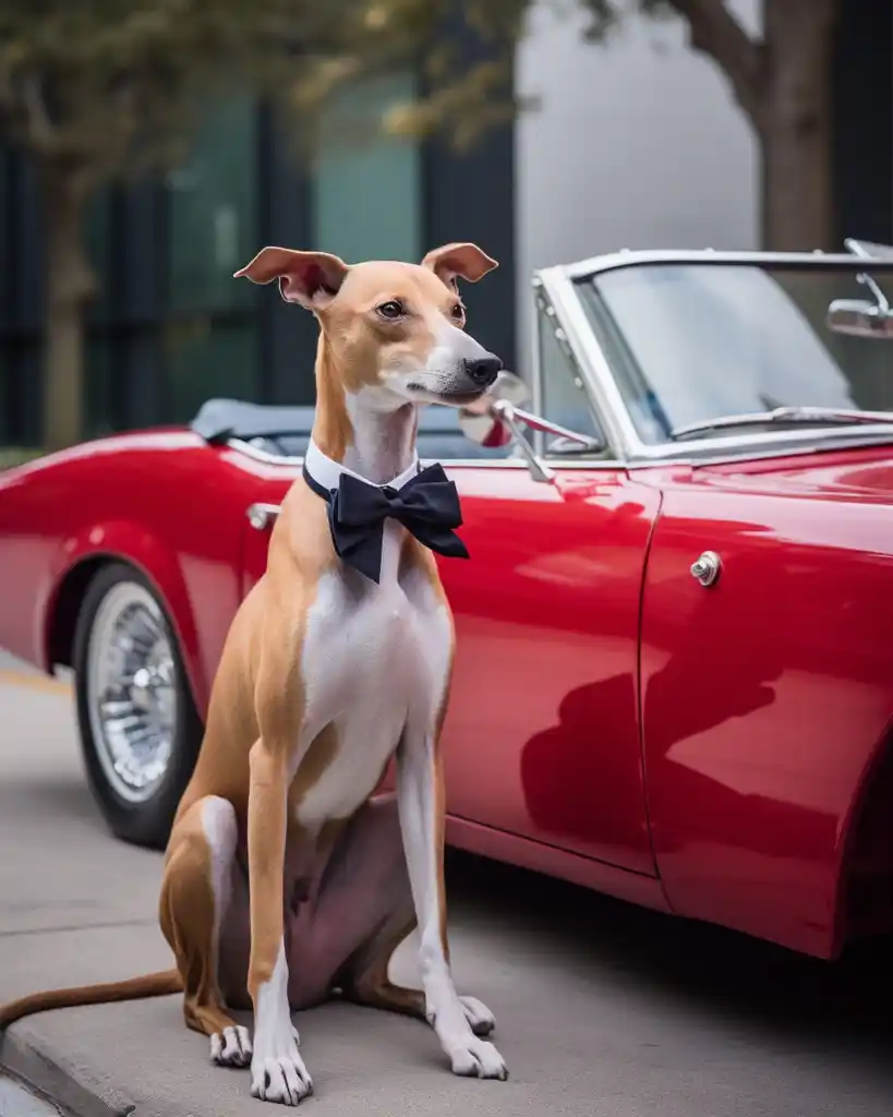 A sophisticated Greyhound runway look 1