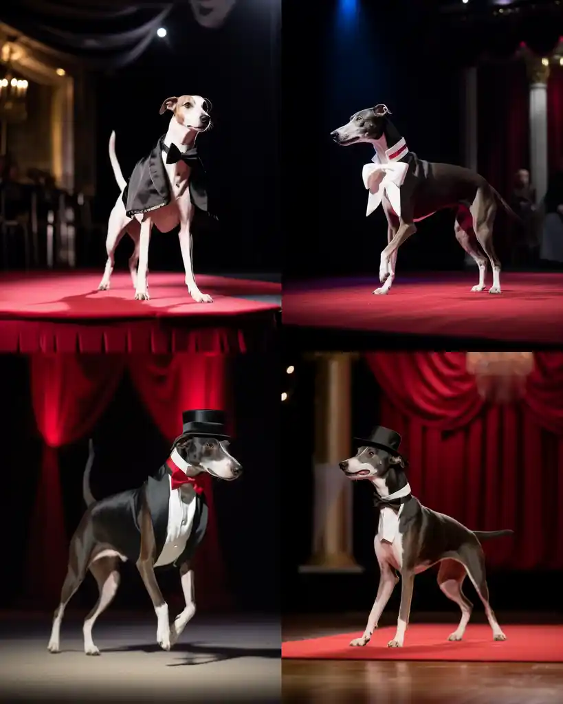 A sophisticated Greyhound runway look 4