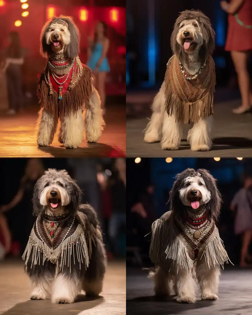 A glamorous Puli runway look 3