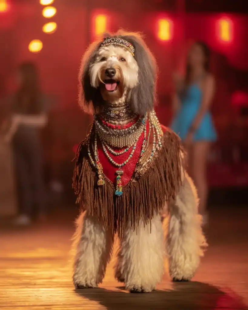 A glamorous Puli runway look 8