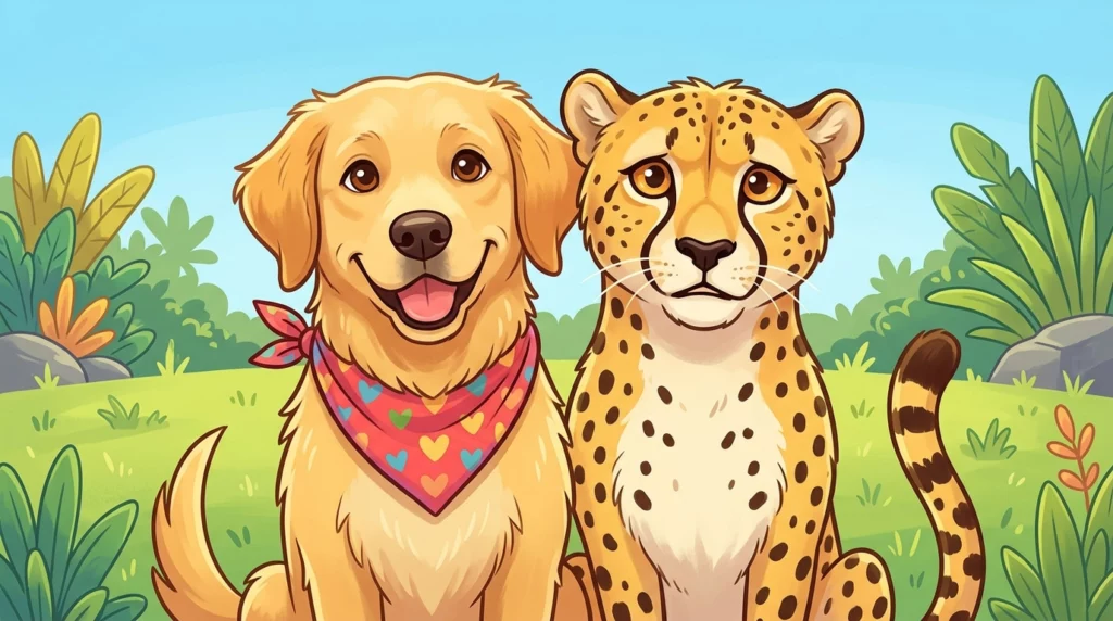 Cheetahs & Support Dogs: The Ultimate Zoo Besties