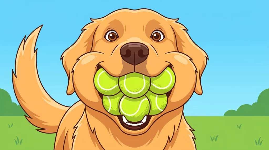 Six Tennis Balls: How Finley Set a Golden Mouth Record